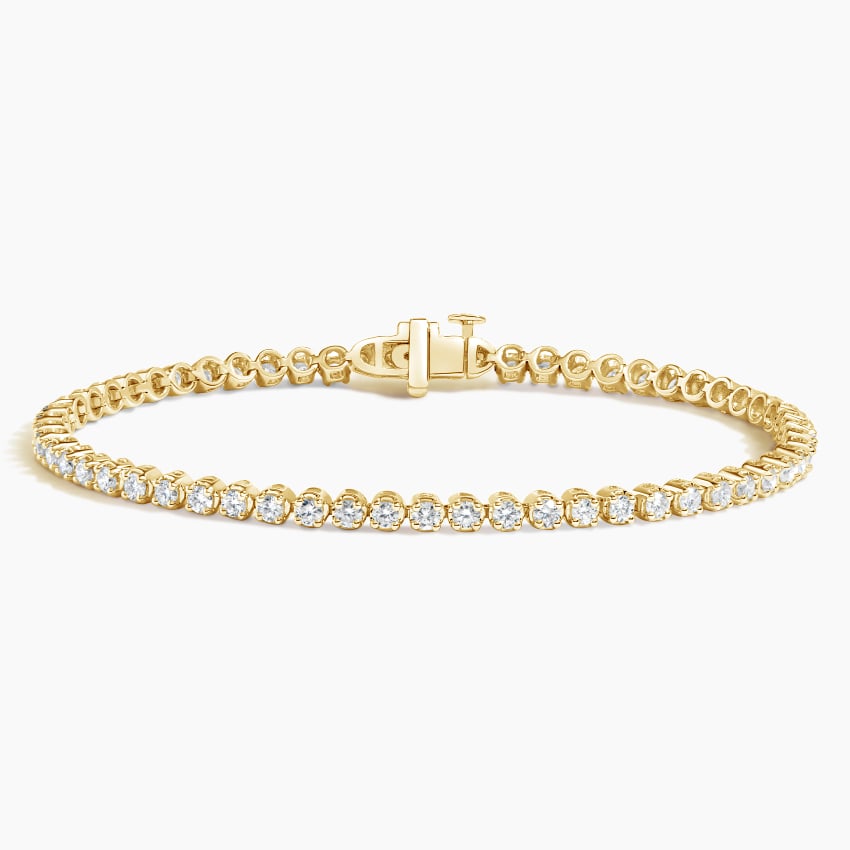 18K Yellow Gold 6.5 in. Diamond Tennis Bracelet (2 ct. tw.)