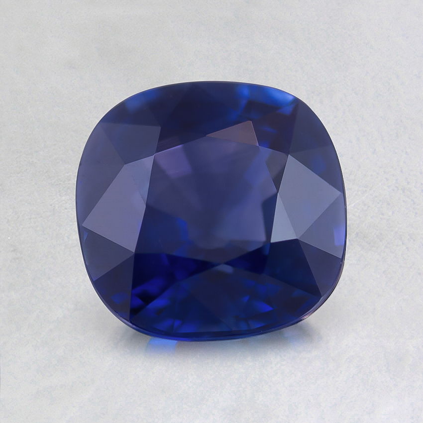 6.5mm Premium Blue Cushion Sapphire
