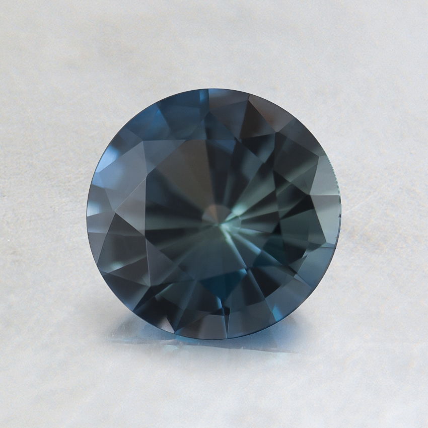 6mm Unheated Teal Round Sapphire
