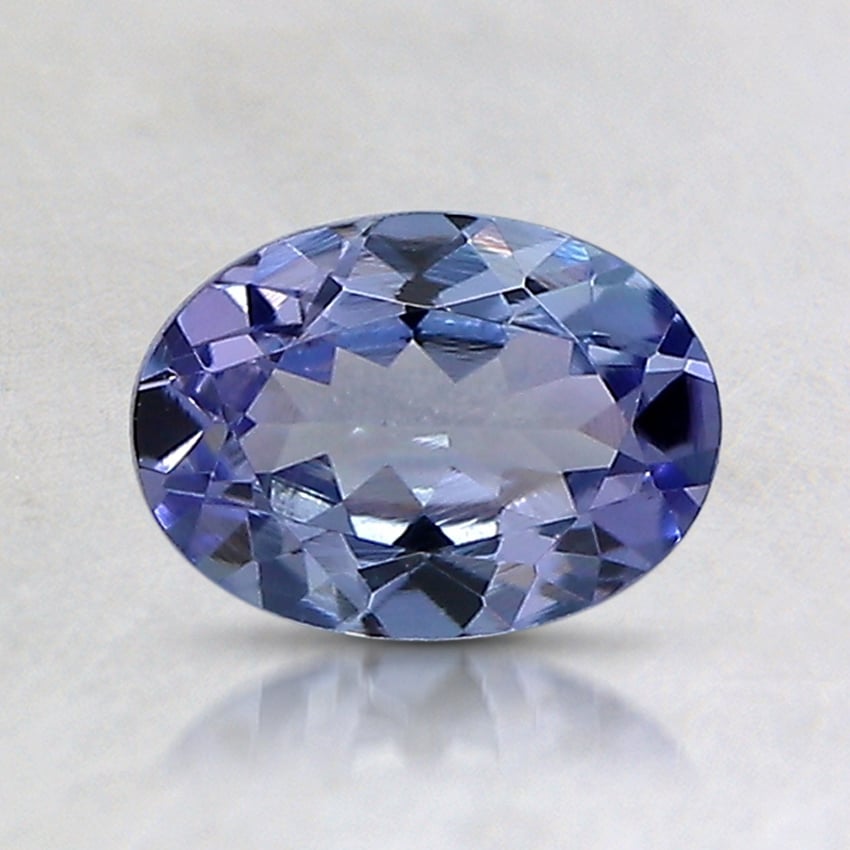 7.1x5.1mm Unheated Violet Oval Tanzanite