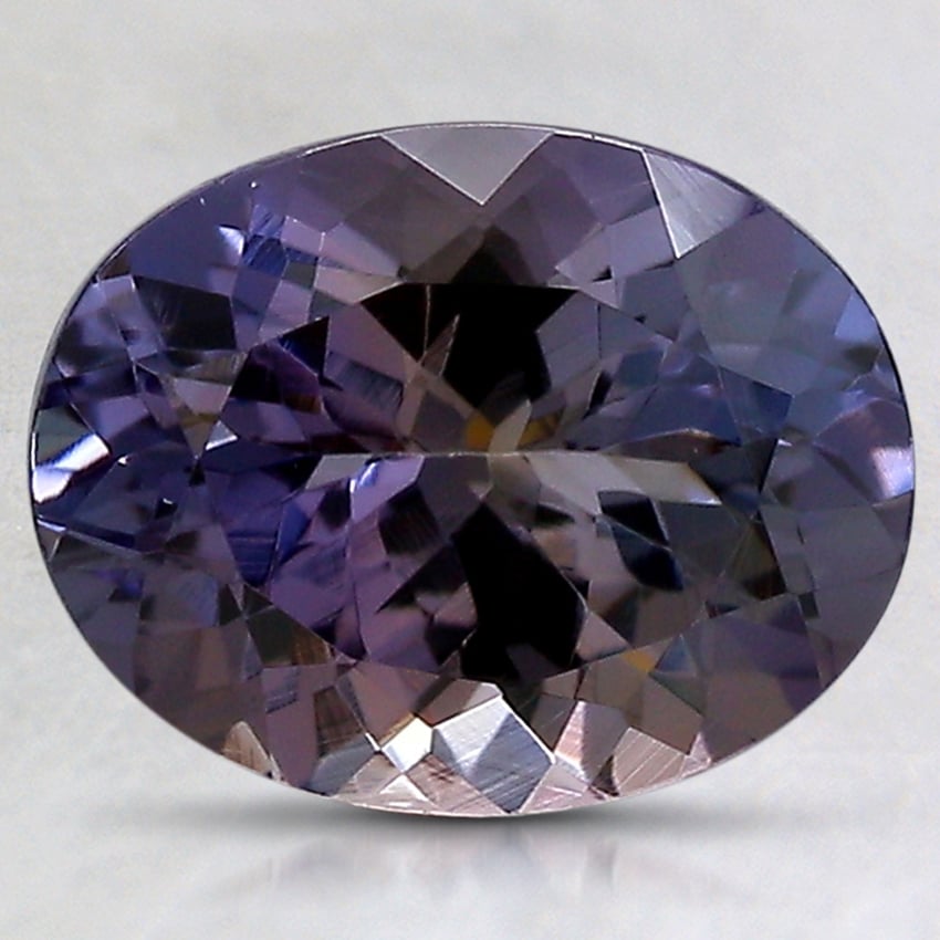 9.5x7.5mm Unheated Parti-Color Oval Tanzanite