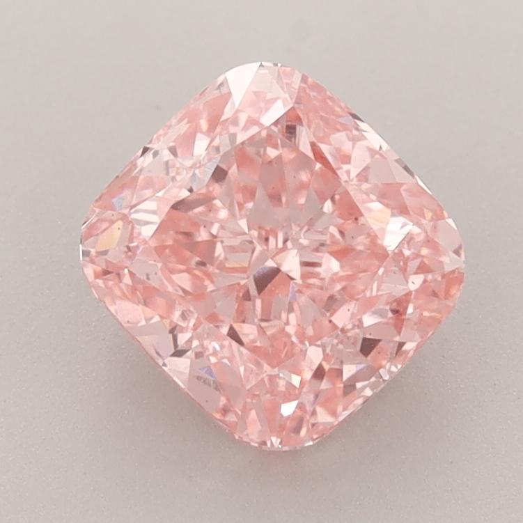 1.87 Ct. Fancy Vivid  Pink Cushion Lab Grown Diamond