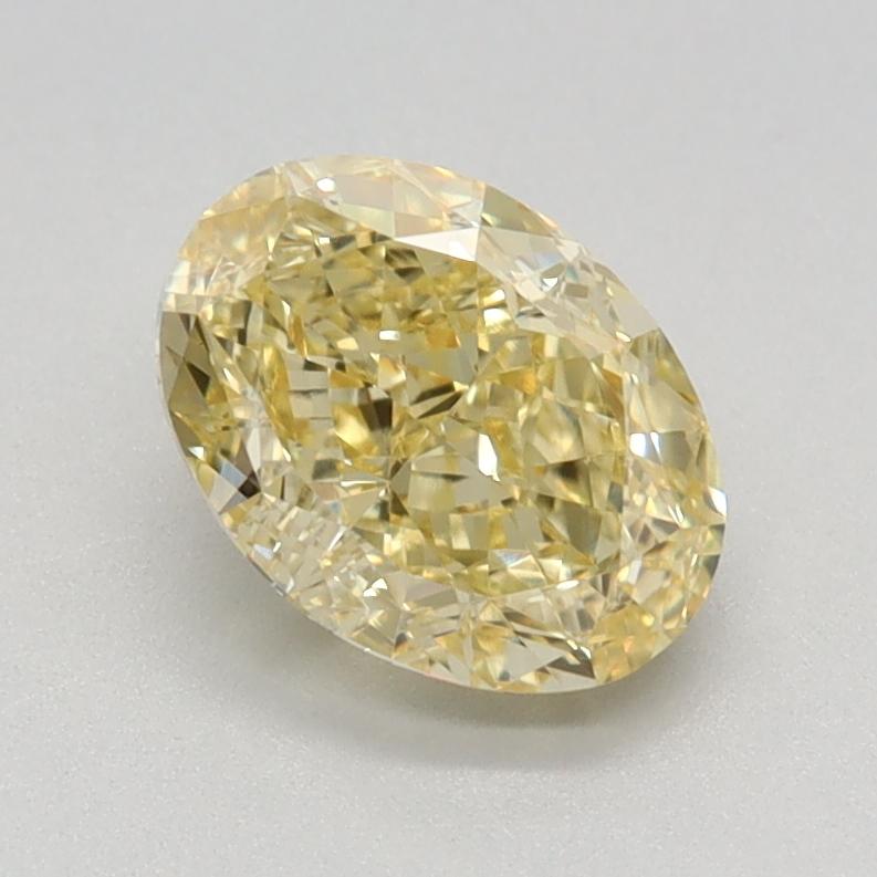 1.13 Ct. Fancy Intense Yellow Oval Lab Grown Diamond