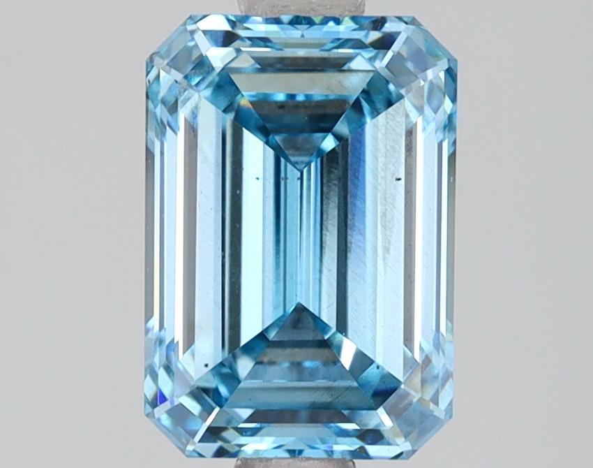2.05 Ct. Fancy Vivid Blue Emerald Lab Grown Diamond