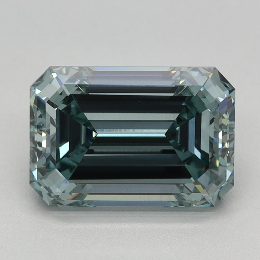 2.16 Ct. Fancy Intense Green Emerald Lab Grown Diamond
