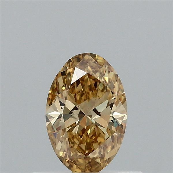 0.50 Ct. Fancy Intense Yellow Oval Lab Grown Diamond