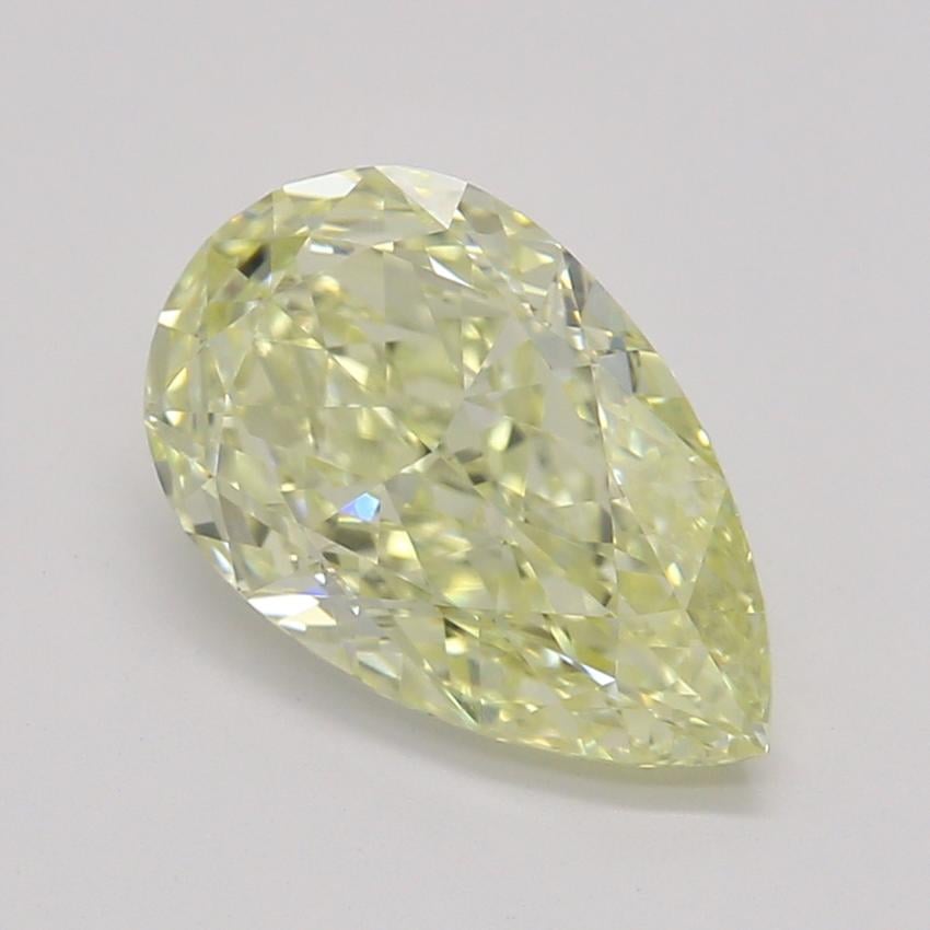 1.03 Ct. Fancy Light Yellow Pear Diamond