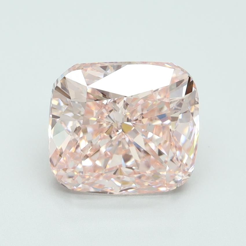 4.01 Ct. Fancy Intense Pink Cushion Lab Grown Diamond