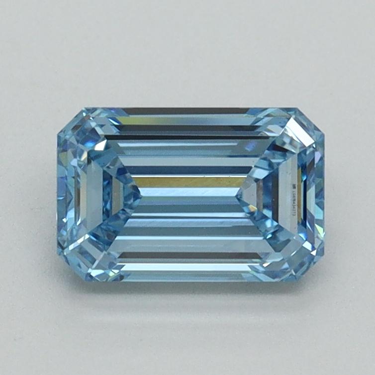 1.04 Ct. Fancy Intense Blue Emerald Lab Grown Diamond