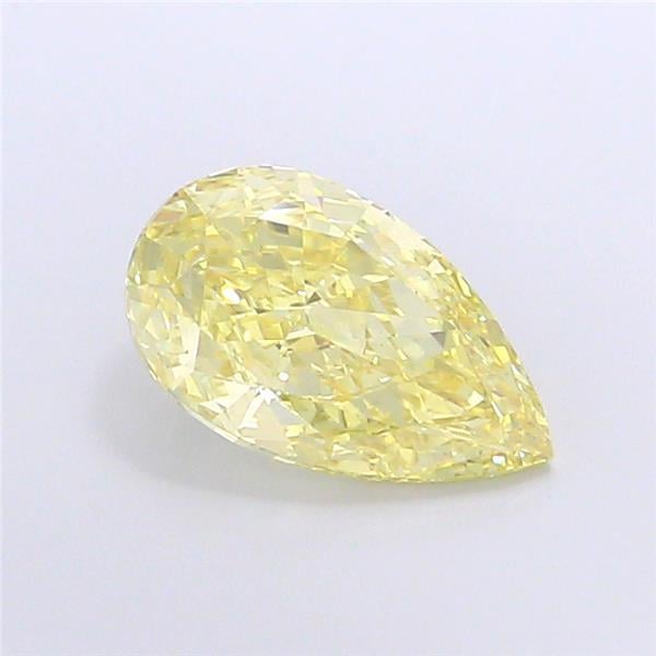 2.59 Ct. Fancy  Yellow Pear Lab Grown Diamond
