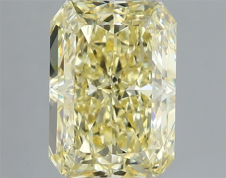3.09 Ct. Fancy Yellow Radiant Lab Grown Diamond