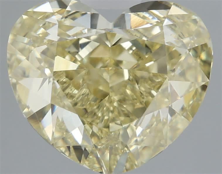 2.06 Ct. Fancy Yellow Heart Lab Grown Diamond