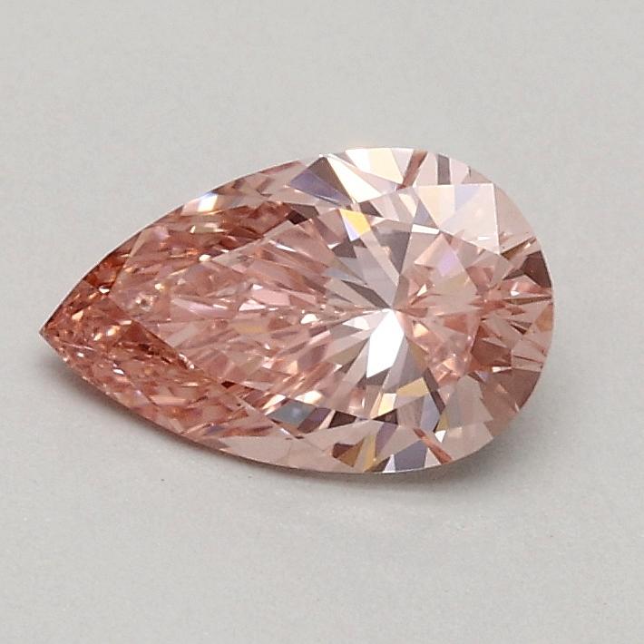 0.50 Ct. Fancy Vivid Pink Pear Lab Grown Diamond