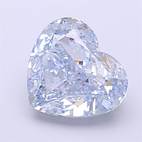 2.05 Ct. Fancy Intense Blue Heart Lab Grown Diamond