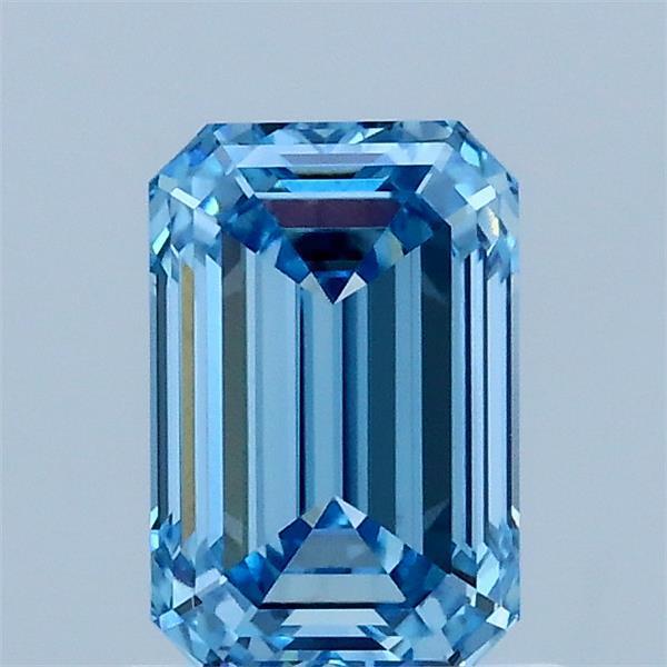 1.13 Ct. Fancy Vivid Blue Emerald Lab Grown Diamond