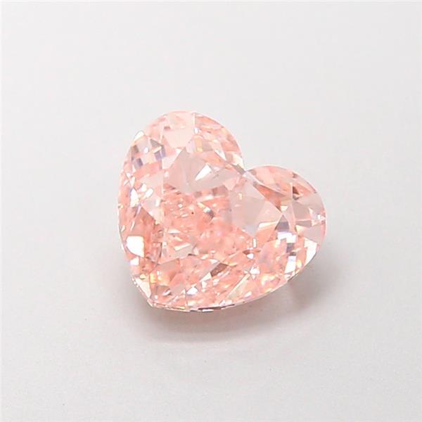 1.29 Ct. Fancy Pink Heart Lab Grown Diamond