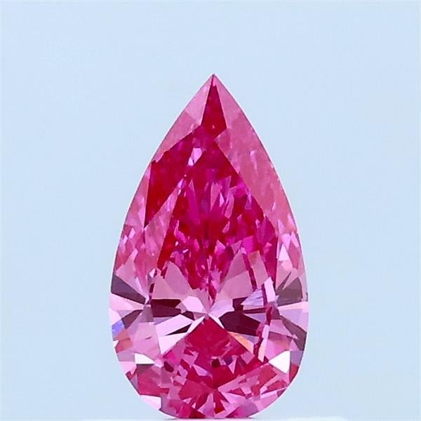 0.41 Ct. Fancy Vivid Pink Pear Lab Grown Diamond