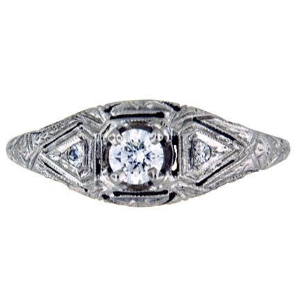 Art Deco Diamond Vintage Ring