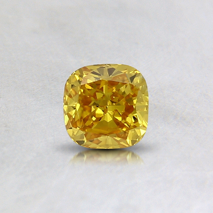 0.33 Ct. Fancy Vivid Yellow Radiant Lab Grown Diamond
