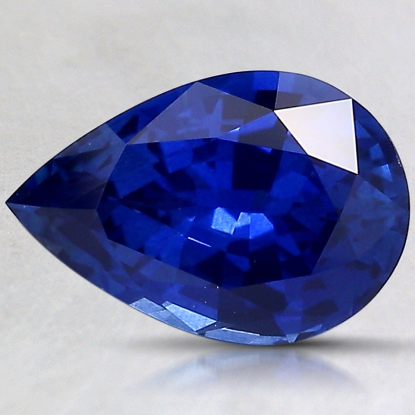 9.9x6.6mm Super Premium Blue Pear Sapphire