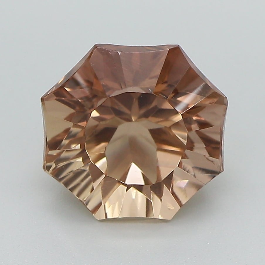 9.2x8.7mm Unheated Yellow Octagon Oregon Sunstone