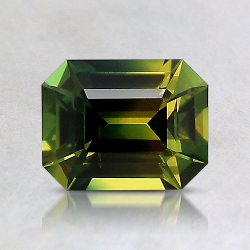 6.8x5.3mm Unheated Bi-Color Emerald Australian Sapphire