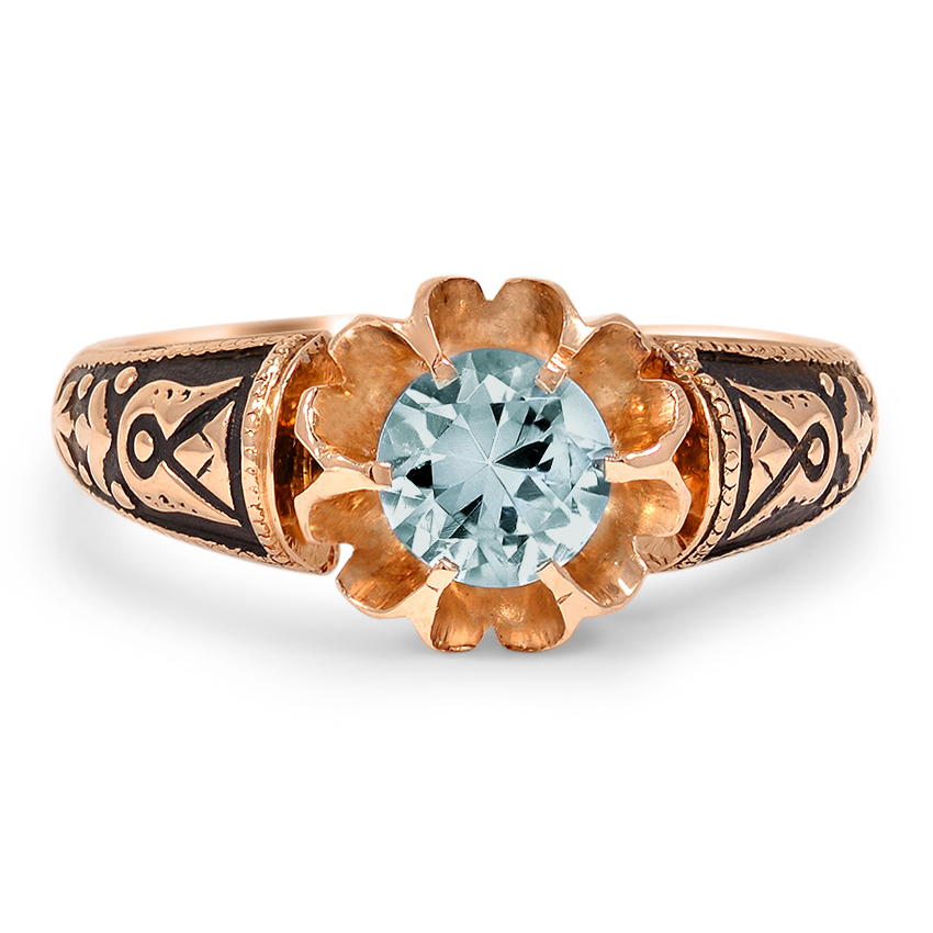 Victorian Aquamarine Vintage Ring