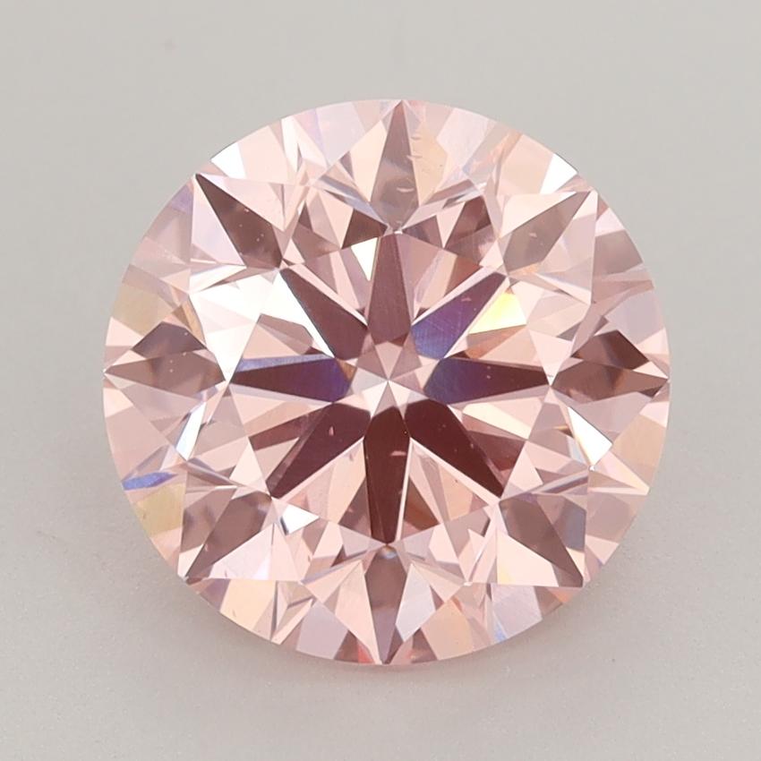 3.03 Ct. Fancy Intense  Pink Round Lab Grown Diamond