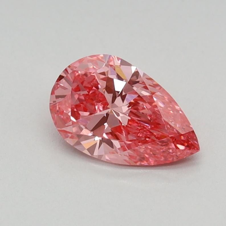 0.45 Ct. Fancy Vivid Pink Pear Lab Grown Diamond
