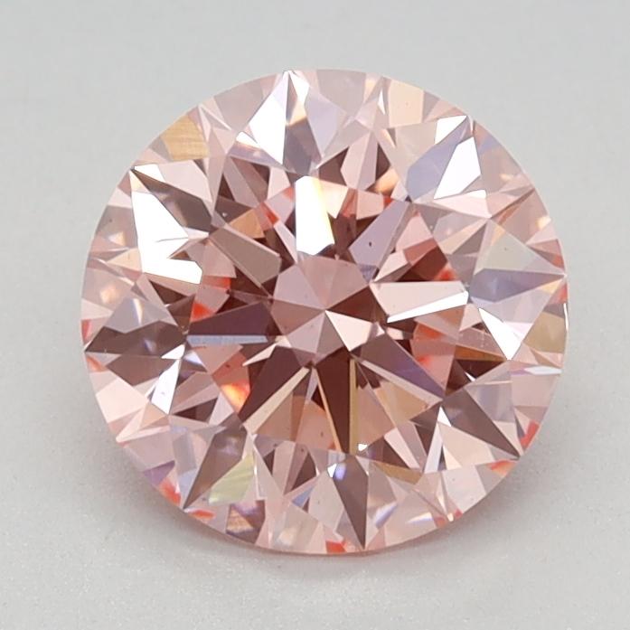 1.22 Ct. Fancy Vivid Pink Round Lab Grown Diamond