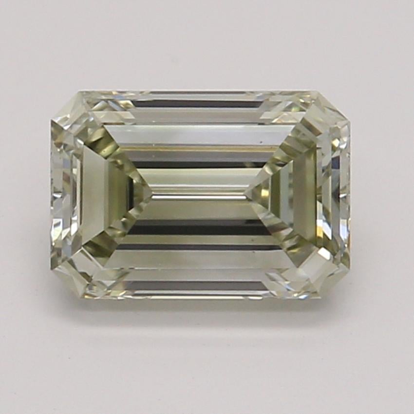 0.56 Ct. Fancy Grayish Greenish Yellow Emerald Diamond