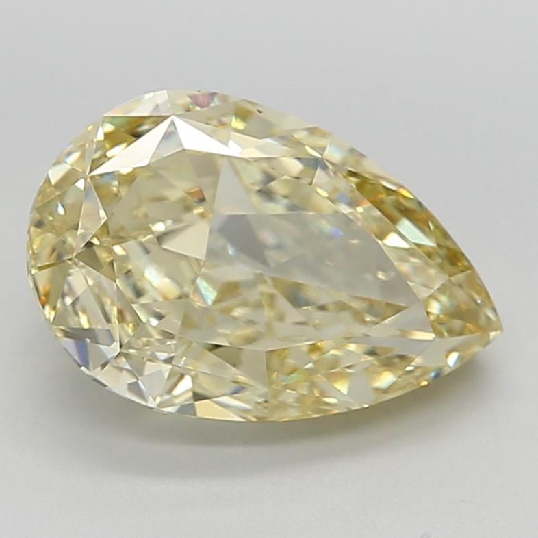 5.15 Ct. Fancy Intense Yellow Pear Lab Grown Diamond