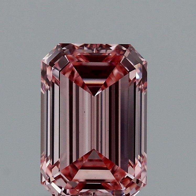 1.06 Ct. Fancy Intense Pink Emerald Lab Grown Diamond