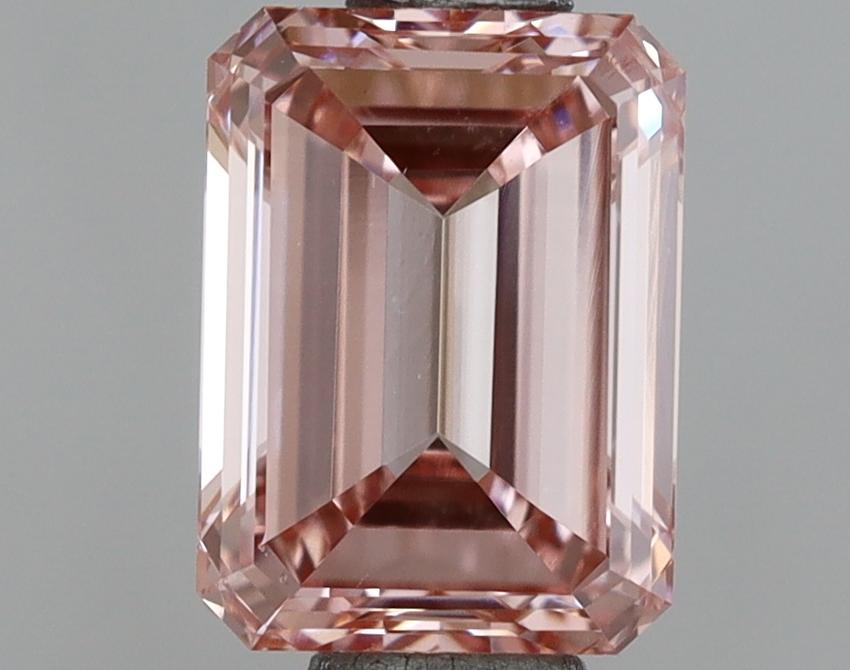 1.00 Ct. Fancy Vivid Pink Emerald Lab Grown Diamond