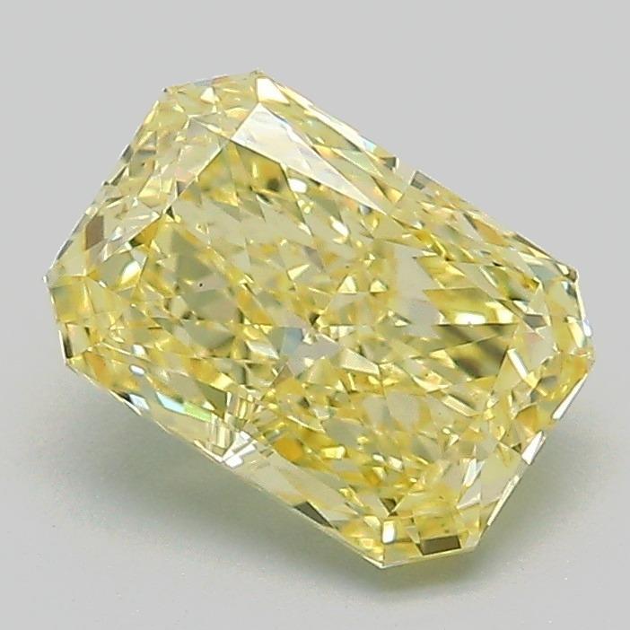 1.55 Ct. Fancy Vivid Yellow Radiant Lab Grown Diamond