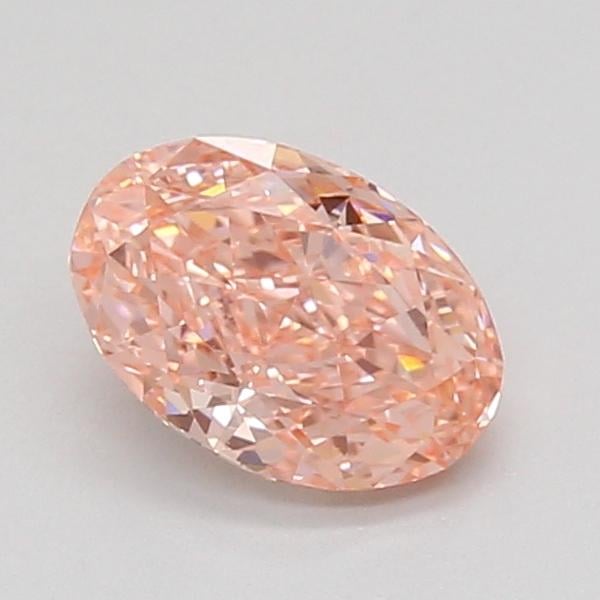 1.10 Ct. Fancy Vivid Pink Oval Lab Grown Diamond