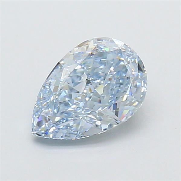 1.02 Ct. Fancy Intense Blue Pear Lab Grown Diamond