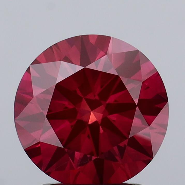 2.02 Ct. Fancy Vivid Pink Round Lab Grown Diamond