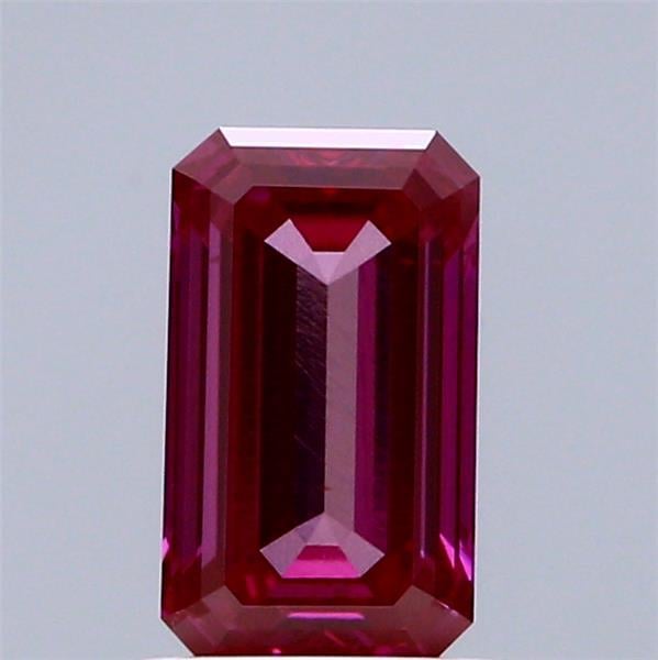 1.12 Ct. Fancy Deep  Pink Emerald Lab Grown Diamond