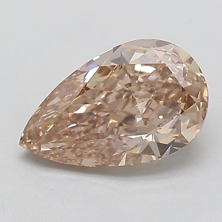 2.07 Ct. Fancy  Brown Pear Lab Grown Diamond