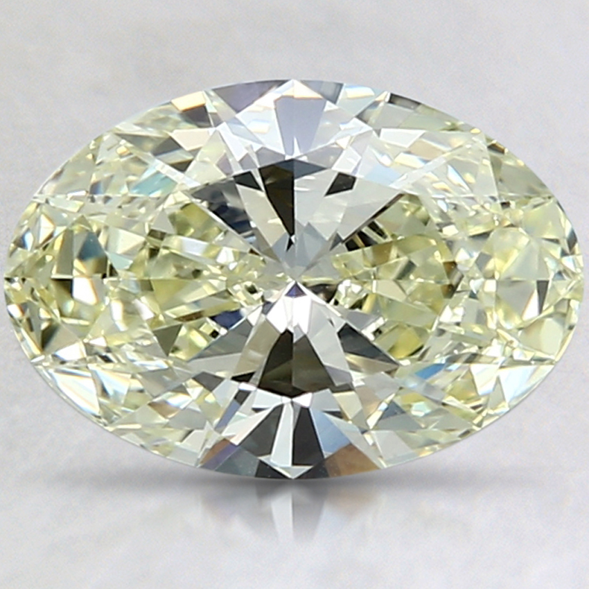 2.08 Ct. Fancy Light Yellow Oval Diamond