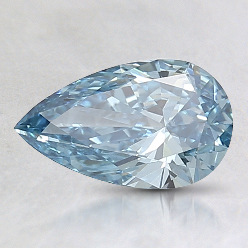 1.00 Ct. Fancy Vivid Blue Pear Lab Created Diamond