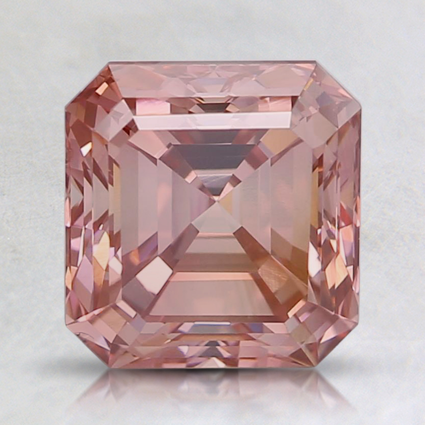 1.62 Ct. Fancy Intense Brownish Pink Asscher Lab Grown Diamond