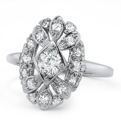 Retro Diamond Vintage Ring