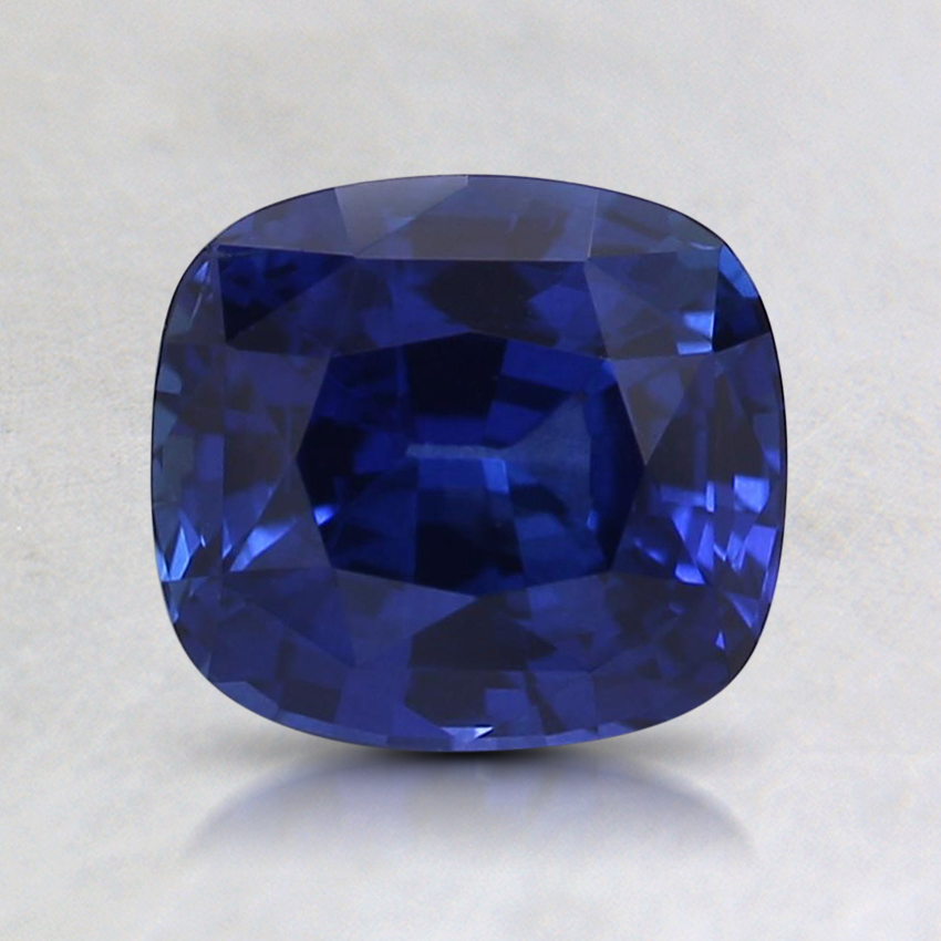6.9x6.2mm Blue Cushion Sapphire