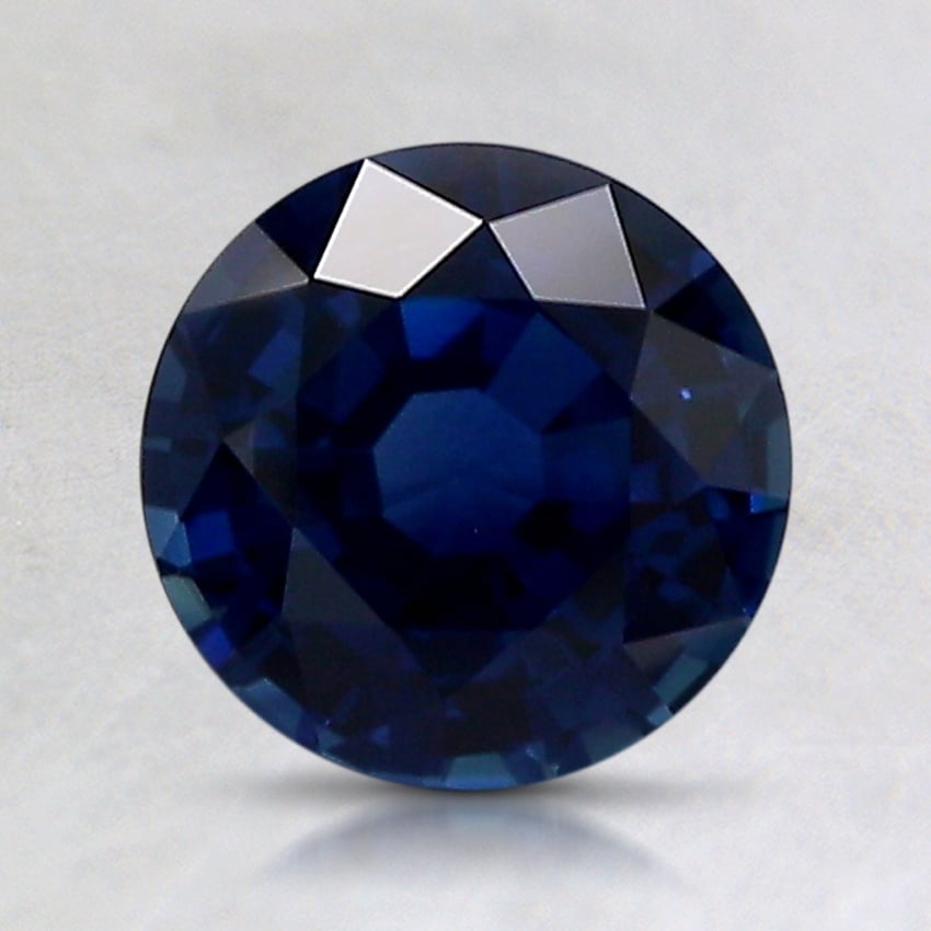 7.1mm Premium Blue Round Sapphire