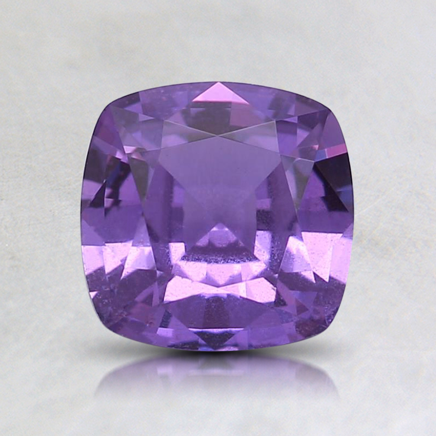 6.4x6.3mm Purple Cushion Sapphire