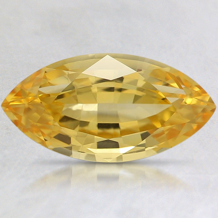 11.3x6.1mm Premium Yellow Marquise Sapphire