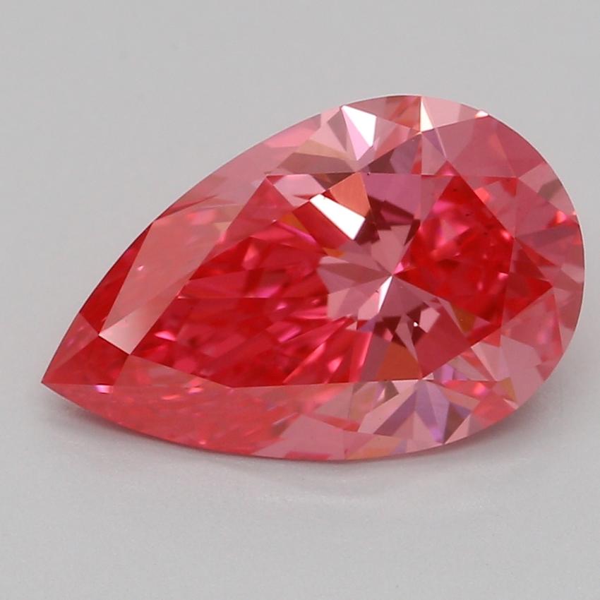 1.55 Ct. Fancy Vivid Pink Pear Lab Grown Diamond