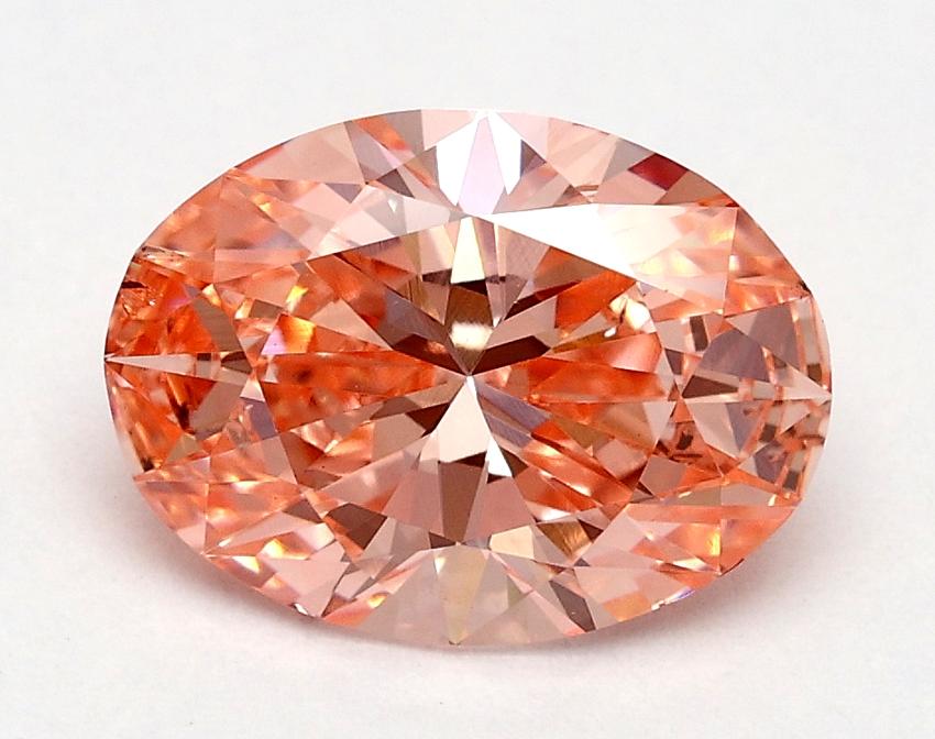 1.50 Ct. Fancy Vivid Pink Oval Lab Grown Diamond